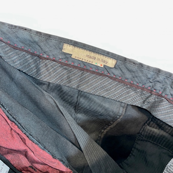 Futuro Handmade Italian Suit, Black Cotton, Jacket/Pants, Euro Size 50 (40R) NEW - Picture 8 of 11